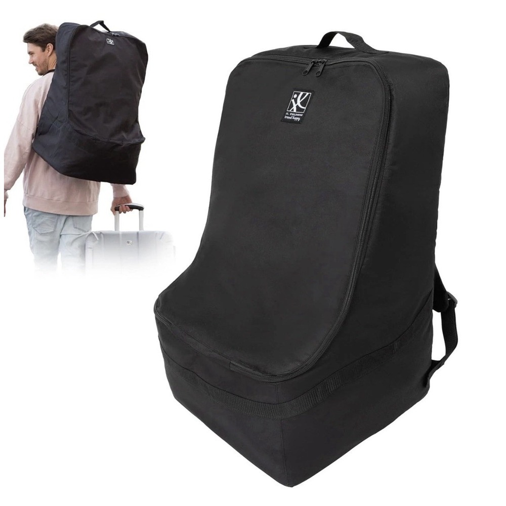 J.L. Childress Ultimate Backpack Premium Padded Car Seat Travel Bag Black